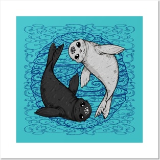 Yin and Yang Seal Posters and Art